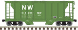 ATLAS 50005903 PS-2 Covered Hopper N&W Norfolk & Western #514385 (MOW green, white, NW Logo) N Scale
