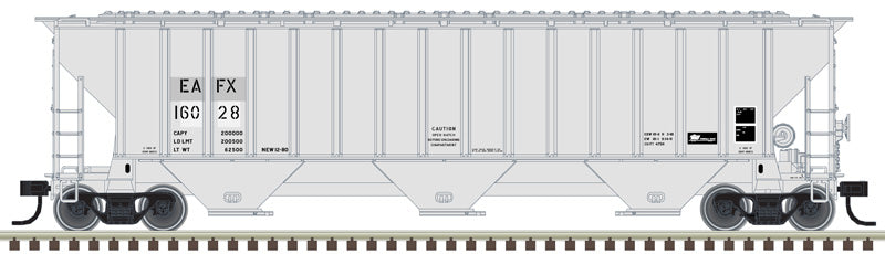 ATLAS 50005931 Thrall 4750 Covered Hopper - Rail Logistics EAFX #16028 (gray, black) N Scale