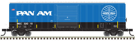 ATLAS 50005982 ACF 50'6" Boxcar MEC - Pan Am #32024 (blue, black) N Scale
