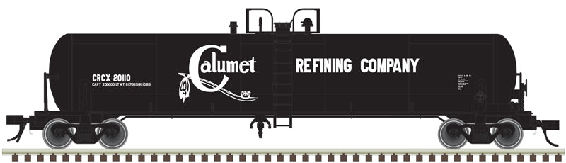 Atlas 50006293 20,700 Gallon Tank Car - Calumet Refining Company CRCX #11827 (black, white) N Scale
