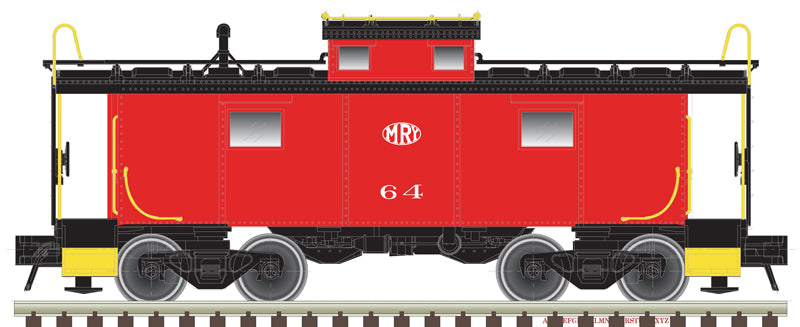 Atlas Master 20007007 NE-6 Caboose - Monongahela #71 (red, white, black, MRY Logo) HO Scale