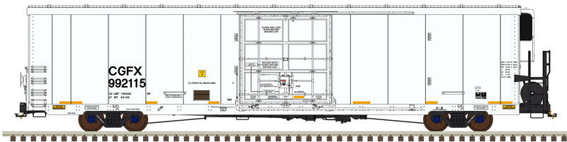 Atlas Master 20007338 TrinityRail 64' Modern Reefer - Cedar Grove Logistics CGFX #992129 (white, black) HO Scale