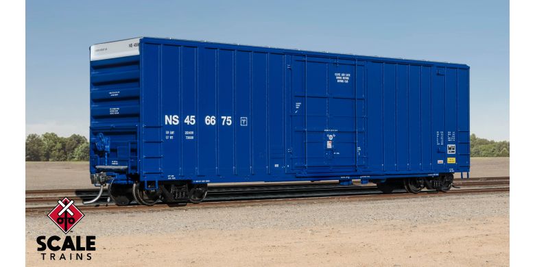 Scaletrains EE1457-3 ExactRail Evolution HO Scale Gunderson 6269 High-Cube Boxcar, Norfolk Southern/NS #456698 HO Scale