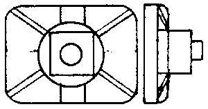Image for 300-18 Nut rect wash 2-1/2" 20/