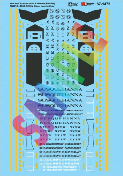 Image for 460-871475 NYS&W Diesel Locos