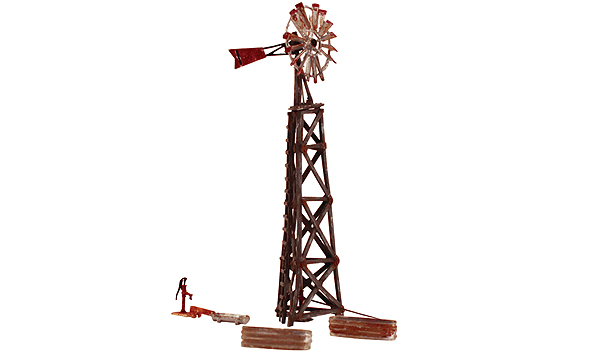 Woodland Scenics 5042 Old Windmill - Built-&-Ready Landmark Structures(R) -- Assembled - 3-3/8 x 2-3/16" 8.57 x 5.55 cm HO Scale
