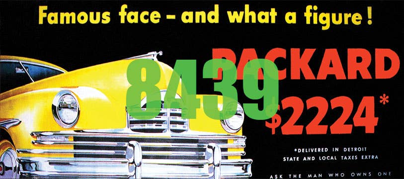 Image for 293-8439 Packard Billboard