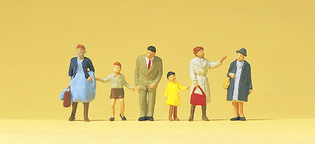 Image for 590-14069 Passers-By w/Coats 6/