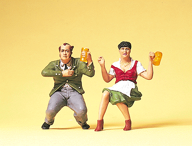 Image for 590-45107 Couple Sitting/Beer Grdn