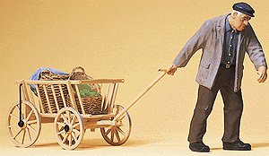 Image for 590-45109 Man Pulling Hand Cart
