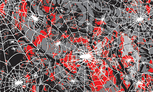 Woodland Scenics 3983 PineCar(R) Body Skin(TM) Custom Transfers -- Spider Web A Scale