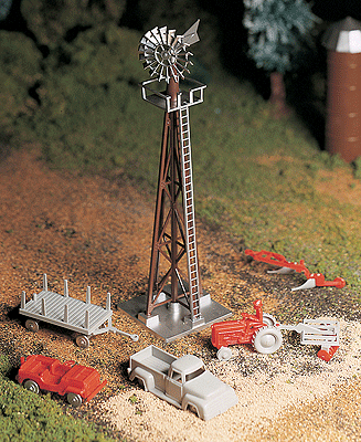 Image for 160-45603 Windmill w/Farm Mchnry Kt