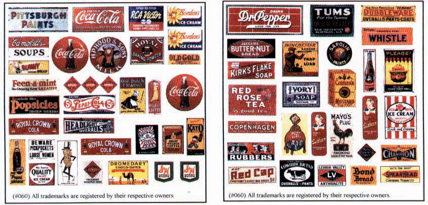 Image for 184-260 Porcelain Ad Signs