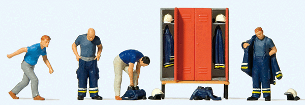 Image for 590-10642 Firemen Preparing f/Fire