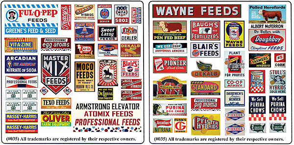 Image for 184-35 Vintage Feed & Seed Signs
