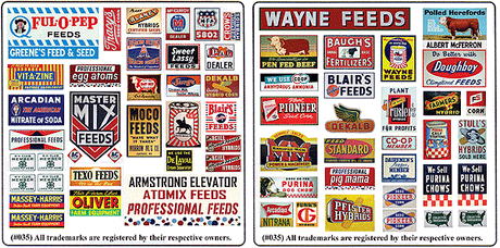 Image for 184-35 Vintage Feed & Seed Signs