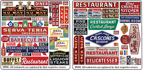 Image for 184-36 Restaurant & Cafe Signs