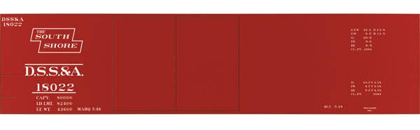 Image for 293-10136 DSS&A 40' DD Steel Boxcar