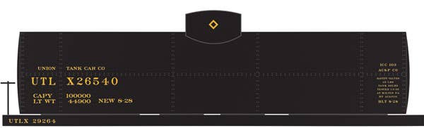 Image for 293-10145 UTLX 10K USRA Tank Car