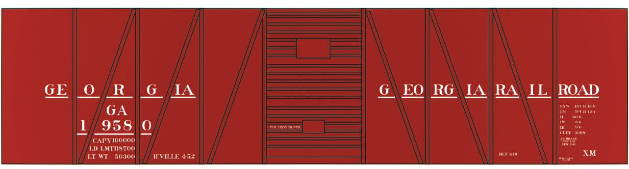 Image for 293-10167N GA USRA SS Boxcar red/wht