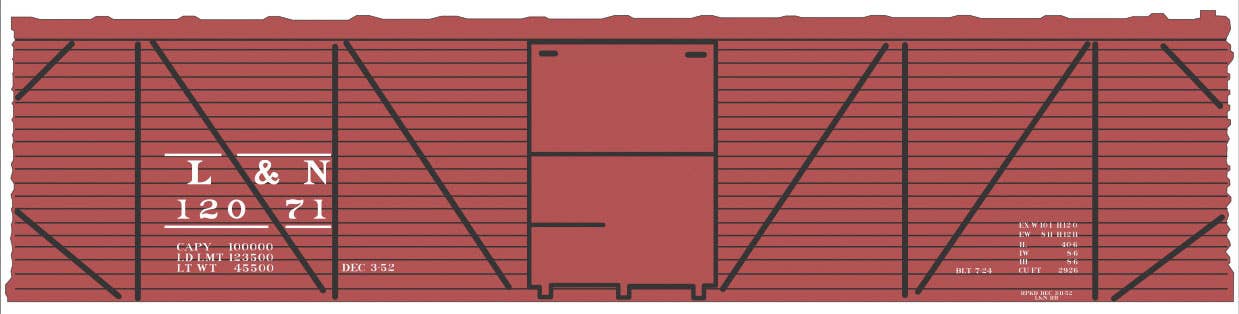 Image for 293-10240N L & N 40'  SS Boxcar