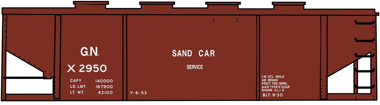 Image for 293-10247 GN Sand Hopper Car