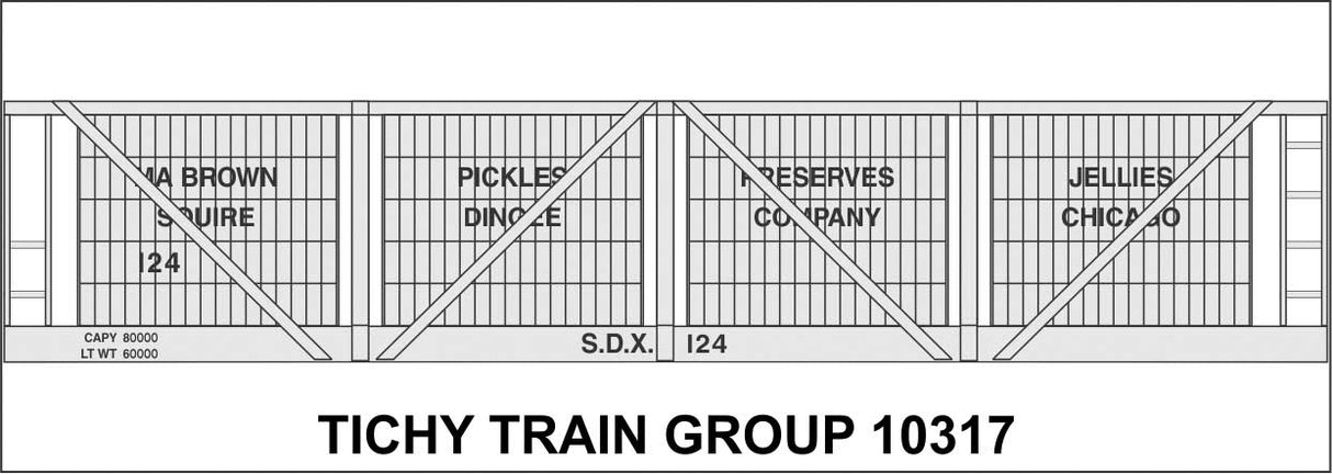 Image for 293-10317 M.A.Brown Co Pickle Car