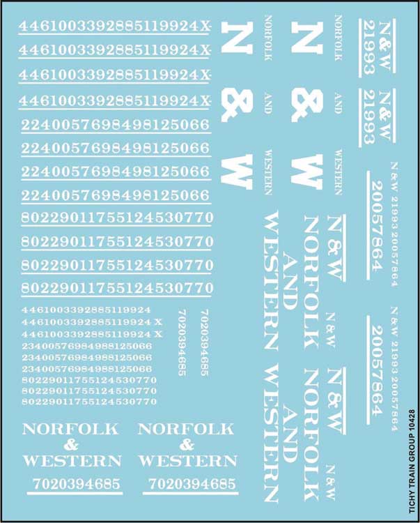 Image for 293-10428 N&W Rdnm Set Wht Goth Dcl