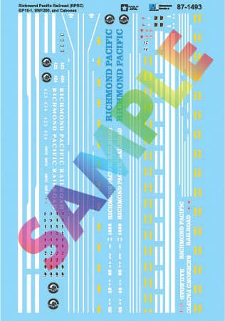 Image for 460-601493 RPRC GP15/SW1200/Caboose
