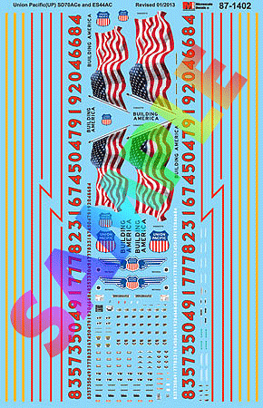 Image for 460-871402 UP SD70ACe & ES44AC Eco