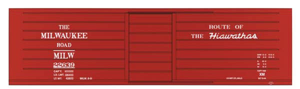 Image for 293-100216 MILW Rib Side Boxcar 6/