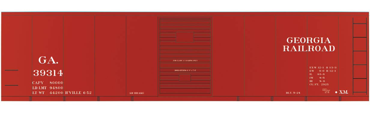 Image for 293-10061N6 GA 40' Stl Boxcar 6/