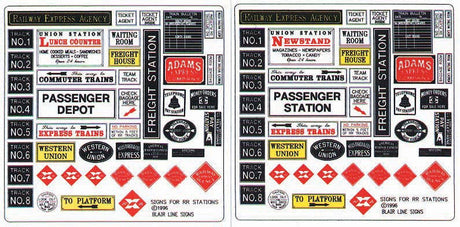 Image for 184-256 Rlrd Station Depot Signs