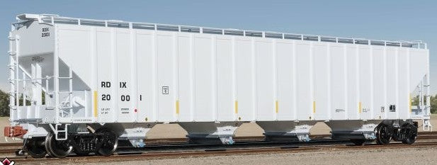 Scaletrains SXT39459 PS 5820 Covered Hopper, Entec Polymers/RDIX/White/Conspicuity Stripes/Miner 289C Outlets #20105 HO Scale