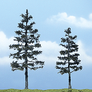 Woodland Scenics 1624 Ready Made Premium Trees(TM) -- Pine - 1 Each: 5-1/8 & 4-1/2"  13 & 11.4cm A Scale