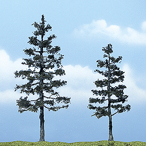 Woodland Scenics 1624 Ready Made Premium Trees(TM) -- Pine - 1 Each: 5-1/8 & 4-1/2" 13 & 11.4cm A Scale
