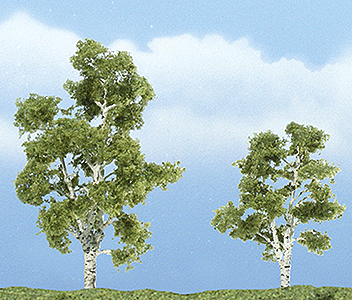 Woodland Scenics 1603 Ready Made Premium Trees(TM) - Deciduous -- Sycamore - 1 Each; 2-7/8 & 2-3/8" 7.3 & 6cm A Scale