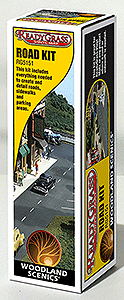 Woodland Scenics 5151 ReadyGrass(TM) Mat Accessories -- Road Kit A Scale