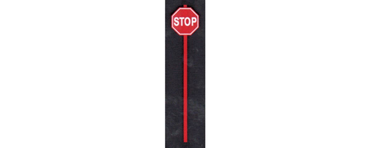Image for 293-3542 Red Stop Sign 8/