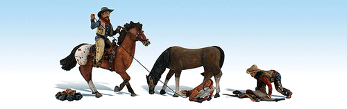 Woodland Scenics 1940 Ridin' & Ropin' - Scenic Accents(R) HO Scale