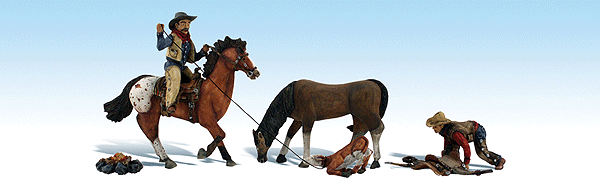Woodland Scenics 1940 Ridin' & Ropin' - Scenic Accents(R) HO Scale