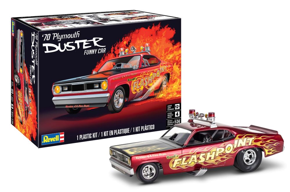 Revell 14528 1970 Plymouth Duster Funny Car Kit 1:25 Scale