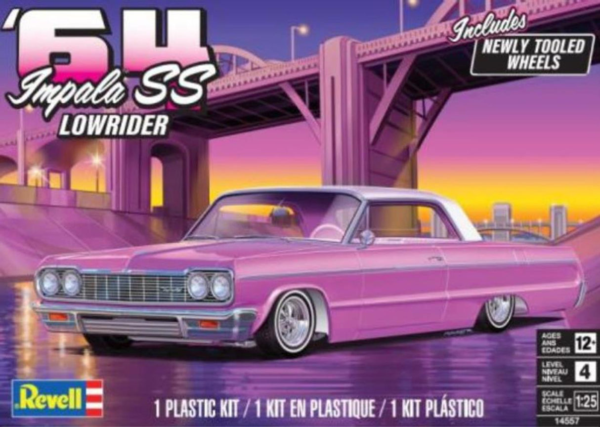 Revell 14557 1964 Chevy Impala SS Lowrider Kit 1:25 Scale