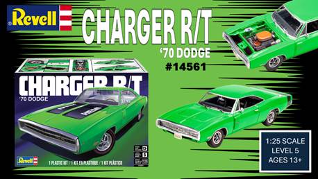 Revell 14561 1970 Dodge Charger R/T Kit 1:25 Scale