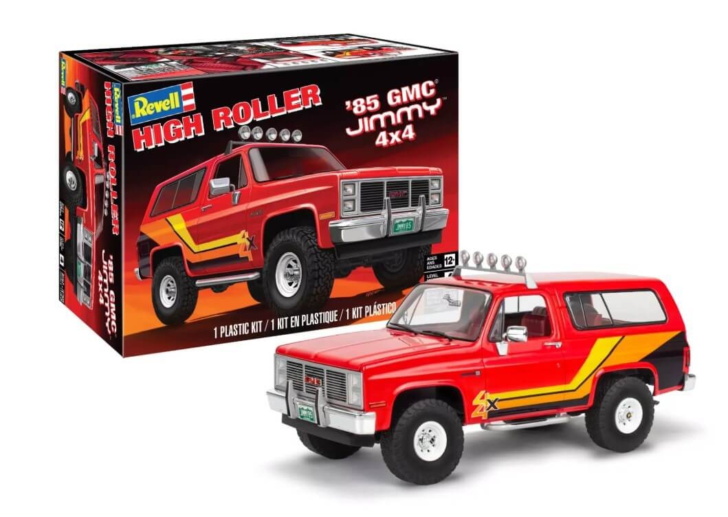 Revell 14577 1985 GMC Jimmy 4x4 High Roller Kit 1:25 Scale