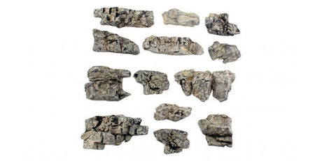 Woodland Scenics 1139 Rock Outcroppings - Ready Rocks -- 13 Pieces A Scale