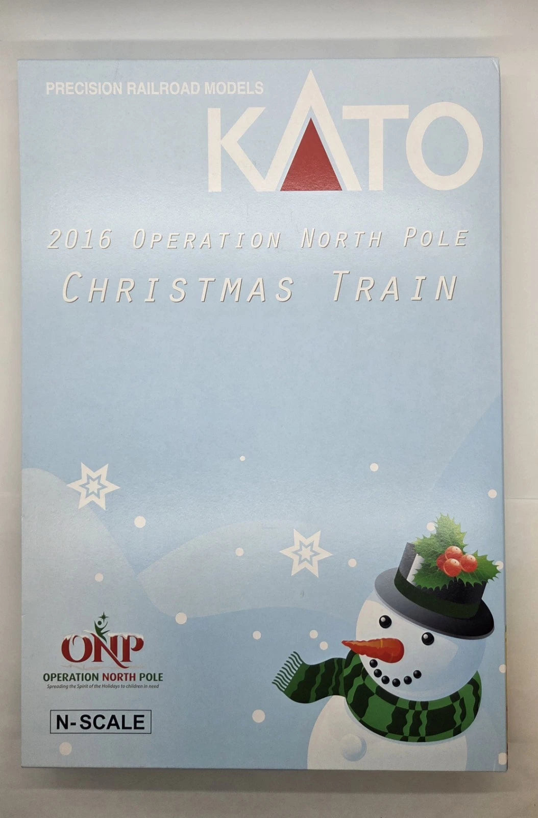 Estate Sale Used As Is Kato 106-2016A Metra Operation North Pole F40PH Locomotive & 5 Car Set DCC Ready N Scale