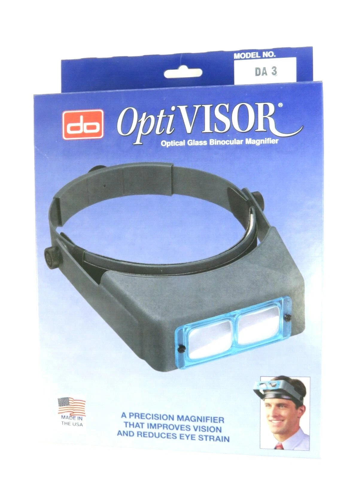 Donegan DA-3 Optivisor -- 1-3/4x, 14" Focal Length ALL Scale