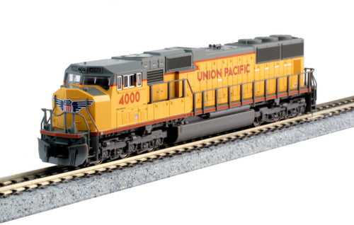 Kato 176-4015 SD70M UP Union Pacific #4015 (Excursion Scheme; Armour Yellow, gray, green) N Scale