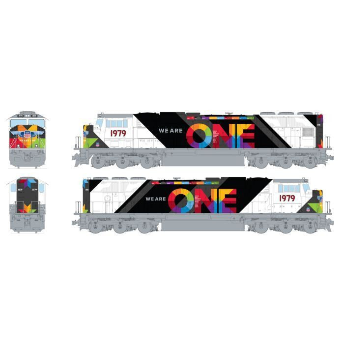 Kato 176-1979 SD70M UP Union Pacific (We Are One Scheme) #1979 DCC Ready N Scale